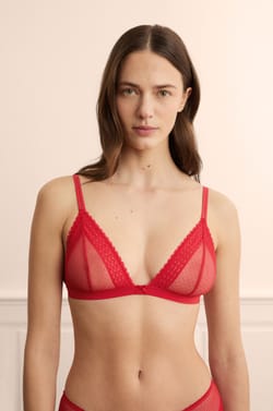 Triangle Lace Bra;${refinementColor}