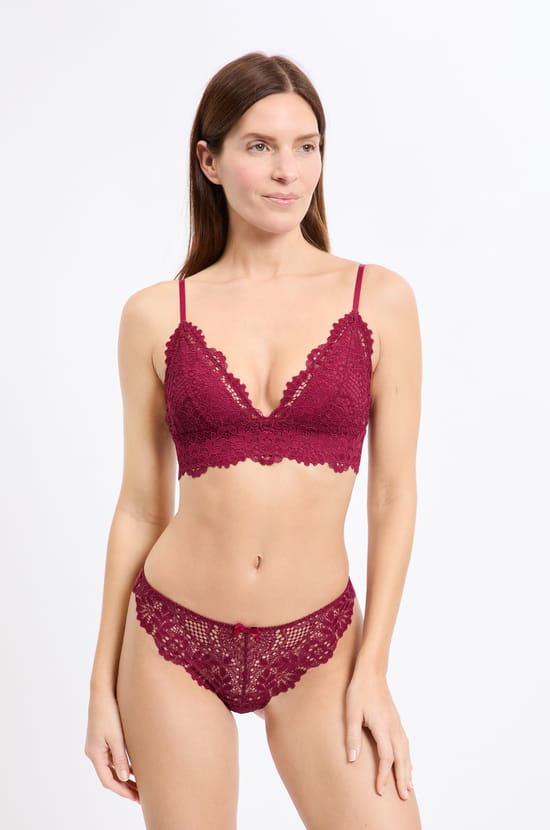 Tanga de encaje;${refinementColor}