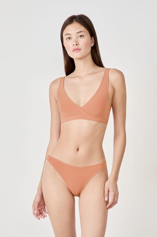 Culotte bikini en coton;${refinementColor}