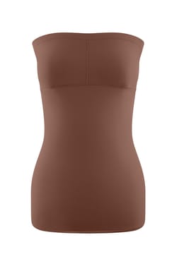 Bustier-Top aus Mikrofaser mit integrierter Bralette;${refinementColor}