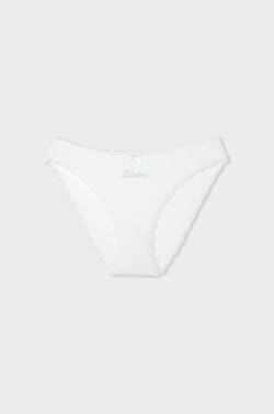 Culotte en coton brodée;${refinementColor}