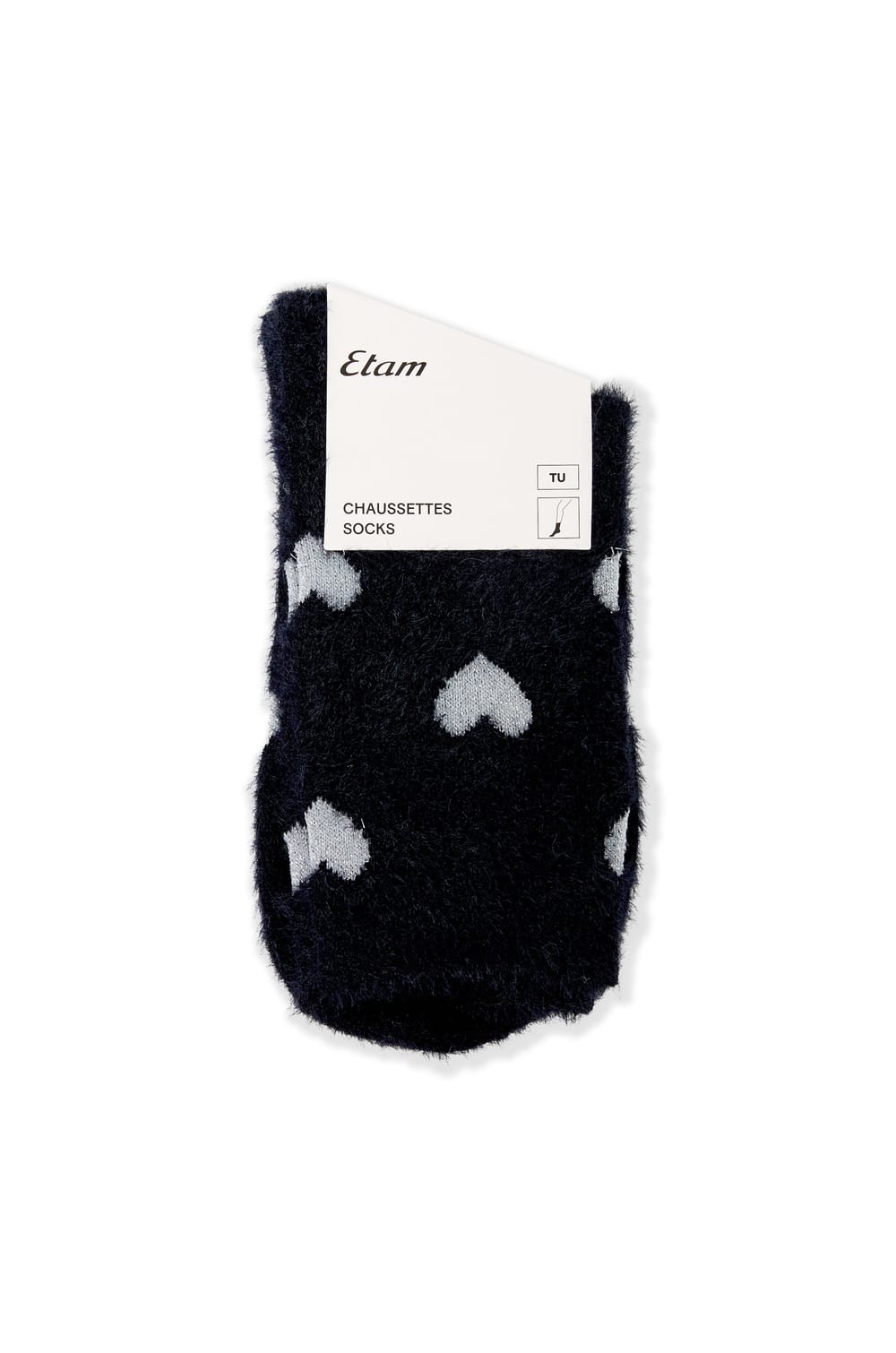 Chaussettes &agrave; motifs coeurs;${refinementColor}