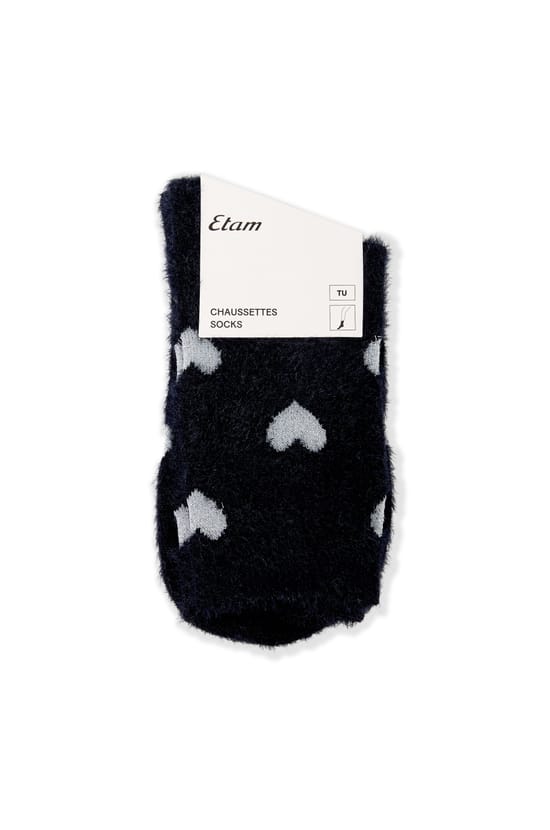 Chaussettes &agrave; motifs coeurs;${refinementColor}