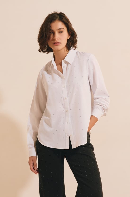 Chemise avec coton;${refinementColor}