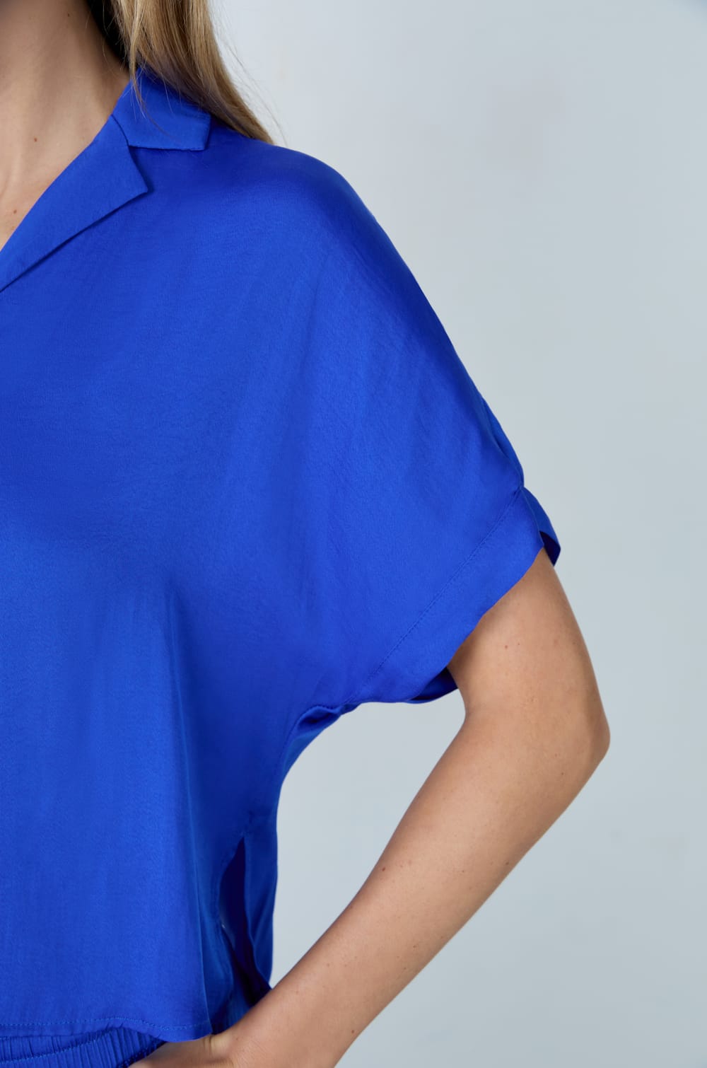 Short-Sleeved Pajama Shirt;${refinementColor}