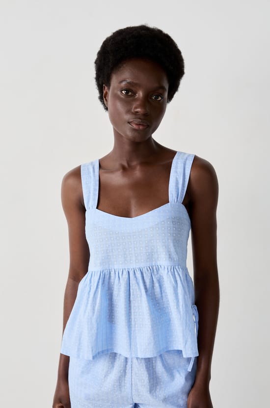 Top en coton;${refinementColor}