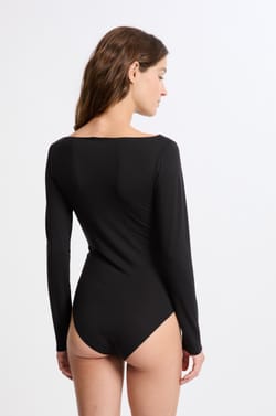 Body manches longues maille thermique;${refinementColor}