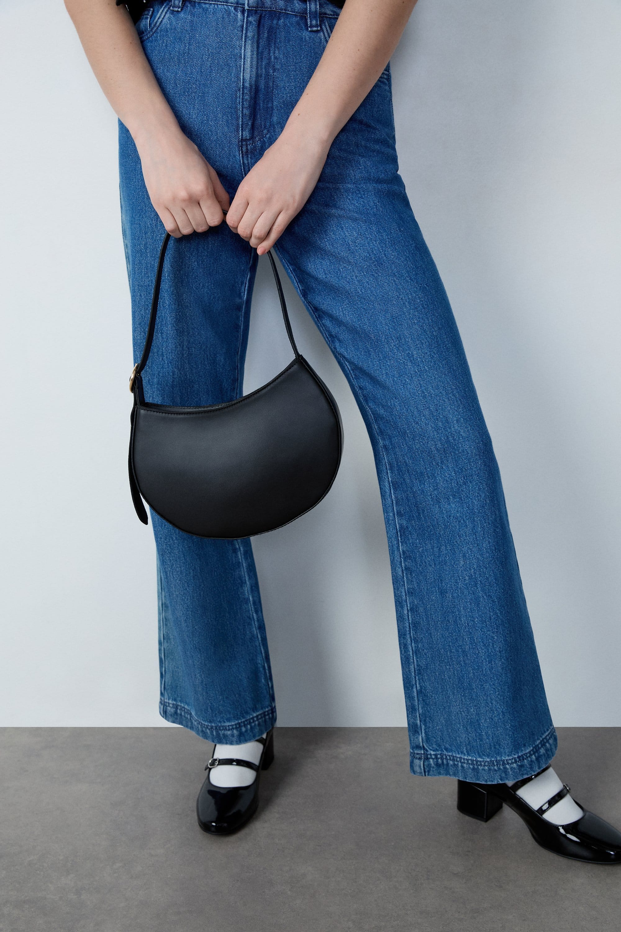 sac porté épaule demi lune