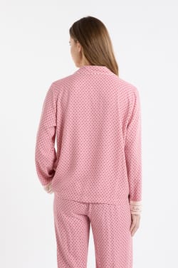 Camiseta de pijama de manga larga estampada;${refinementColor}