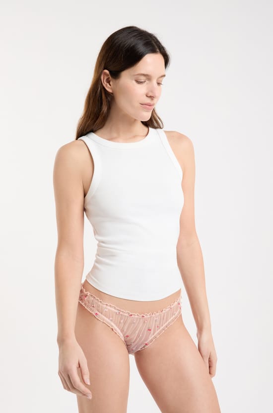 Culotte avec broderie;${refinementColor}