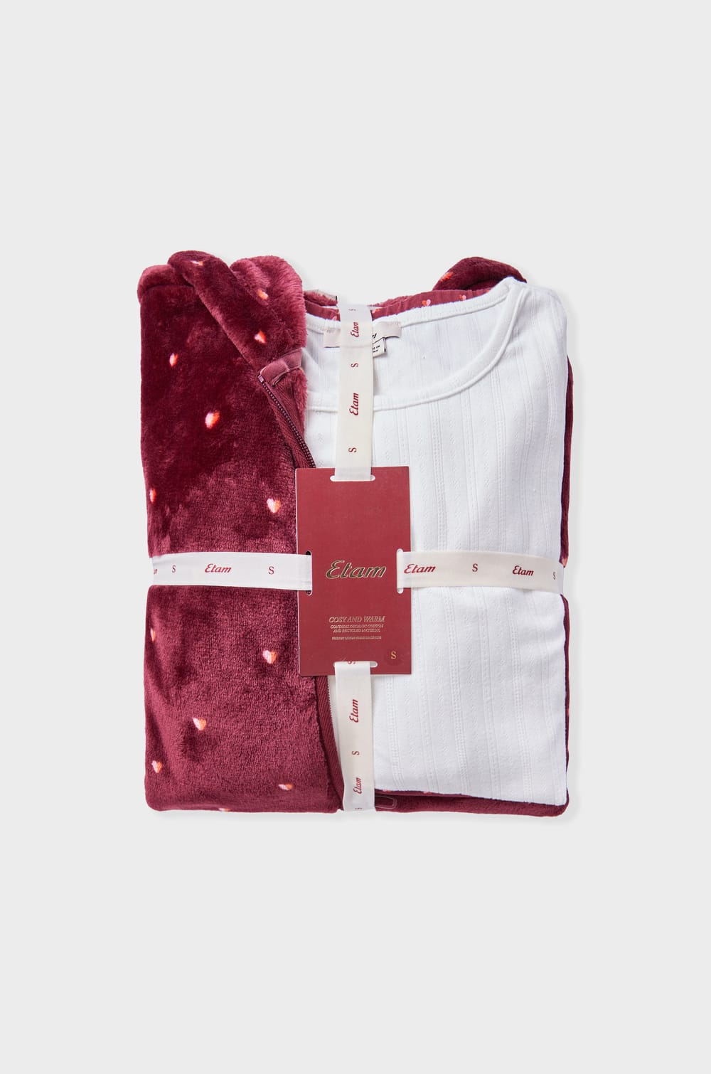 Pyjama 3 pièces à motifs avec coton;${refinementColor}