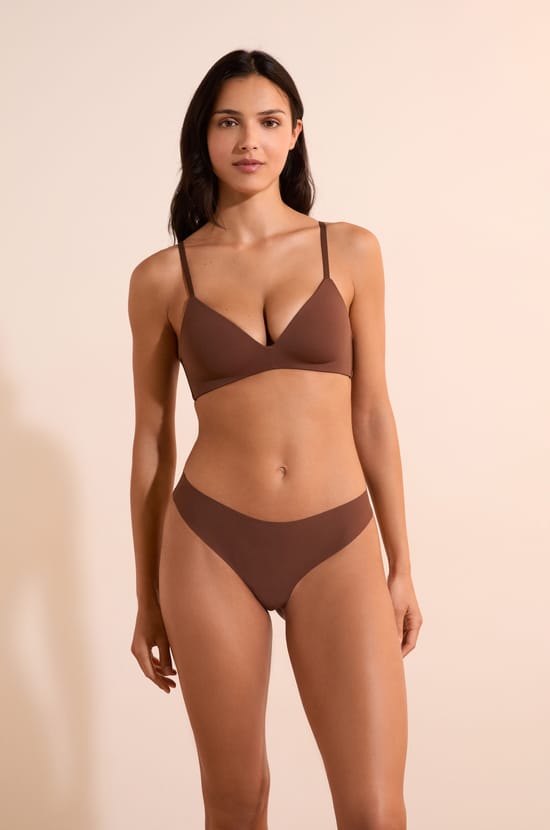 Soutien-gorge coques fines sans armatures;${refinementColor}
