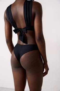 Brazilian High Leg Bikini Bottom;${refinementColor}