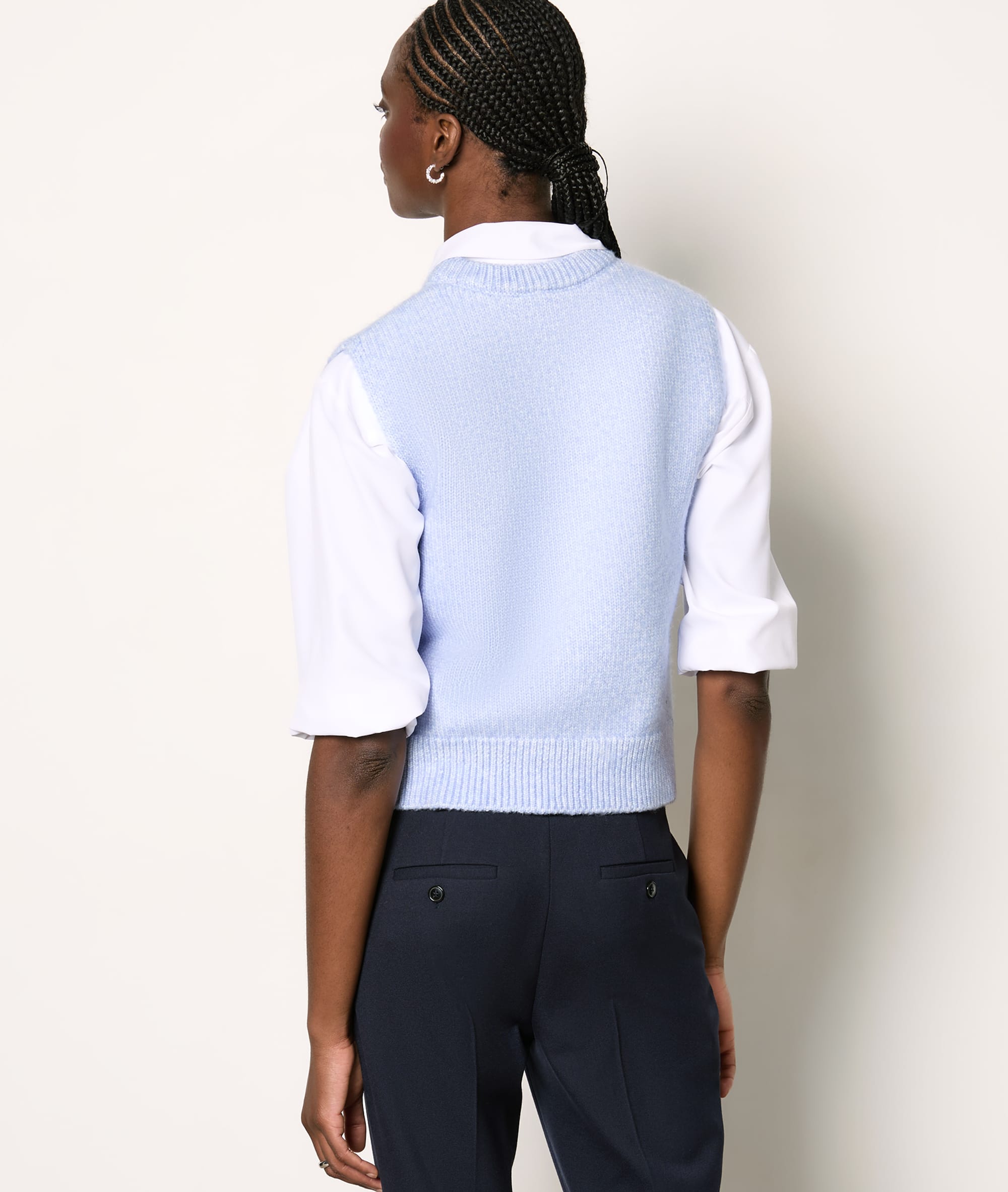 Sleeveless Sweater - GIGI - BLEU CIEL - ETAM