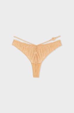 Tanga de encaje;${refinementColor}