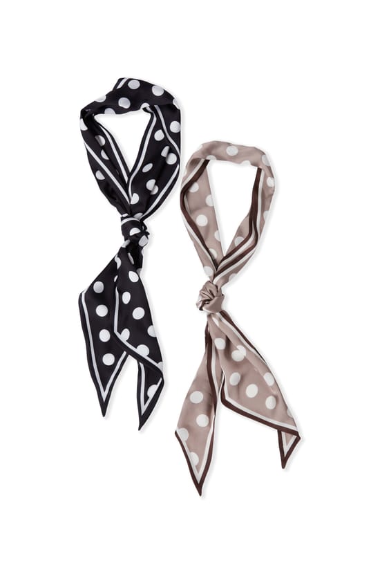Foulard &agrave; pois;${refinementColor}