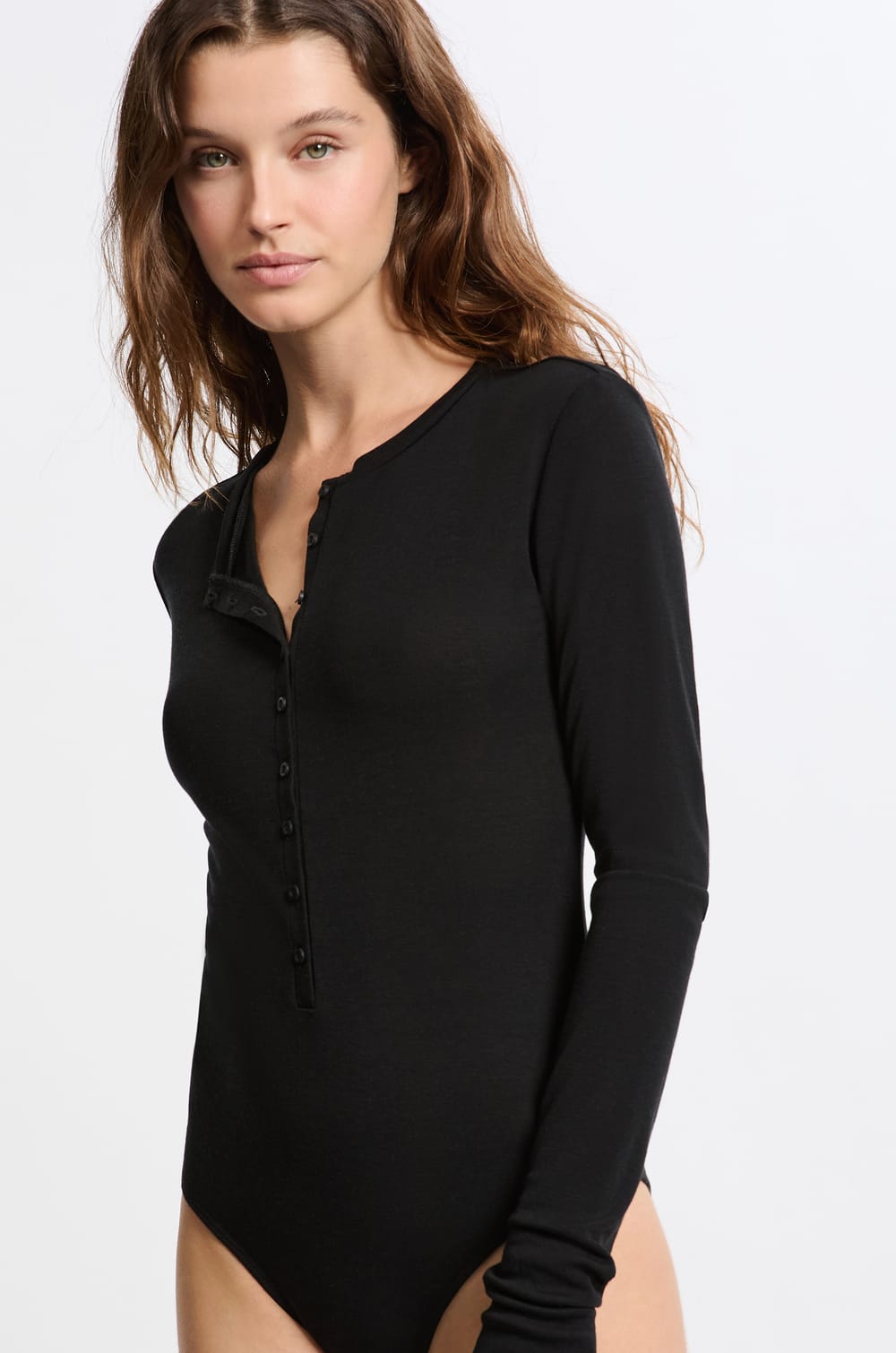 Wool Thermal Bodysuit;${refinementColor}