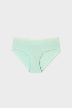 Shorty aus Baumwolle mit Rücknaht;${refinementColor}