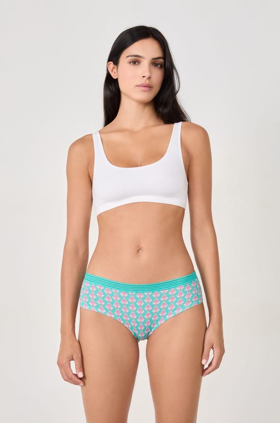 Pack of 3 Cotton Boyshorts;${refinementColor}
