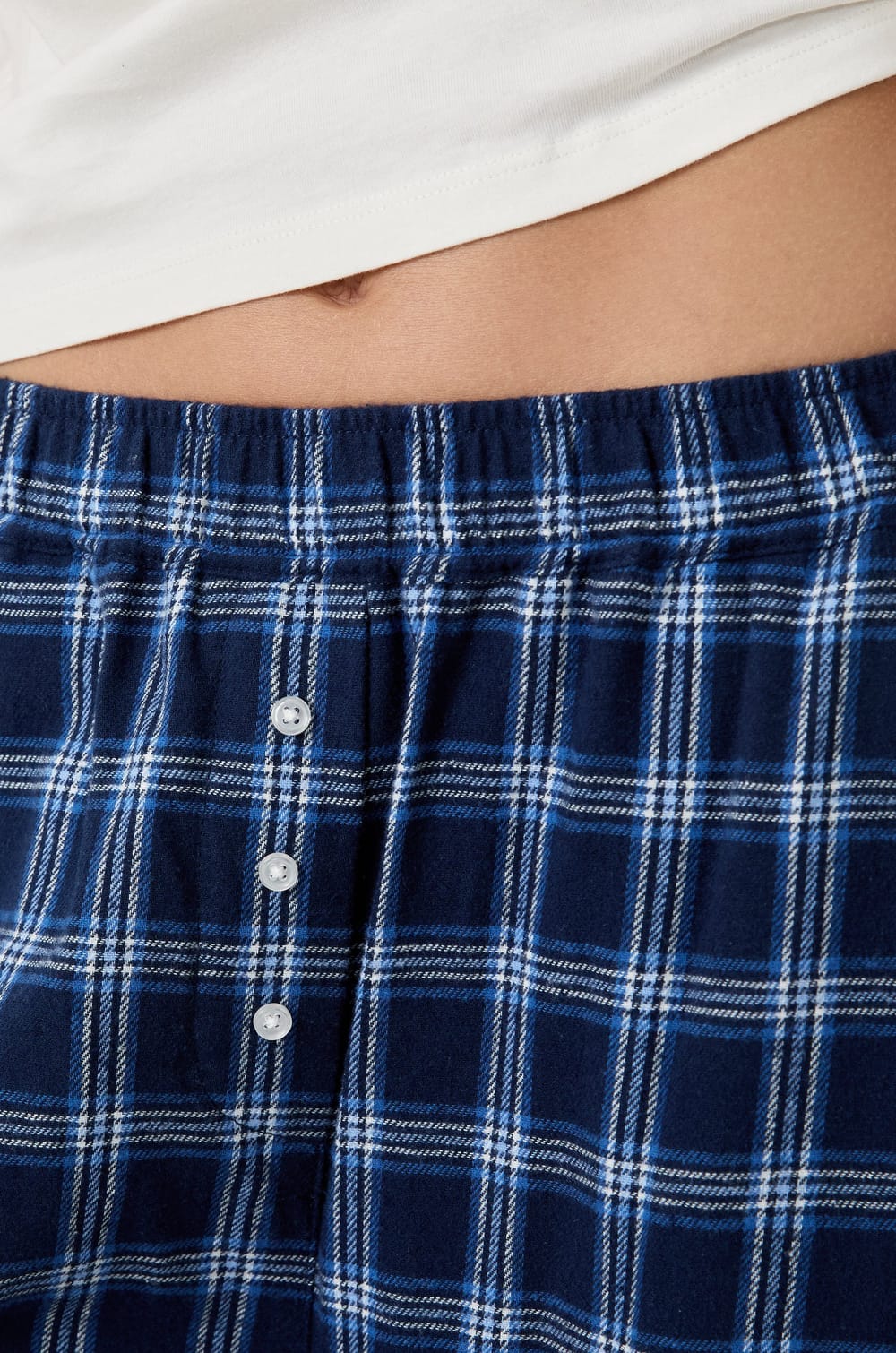 Pantalon de pyjama à carreaux;${refinementColor}