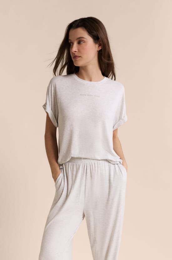 Short-sleeved Pyjama T-shirt;${refinementColor}