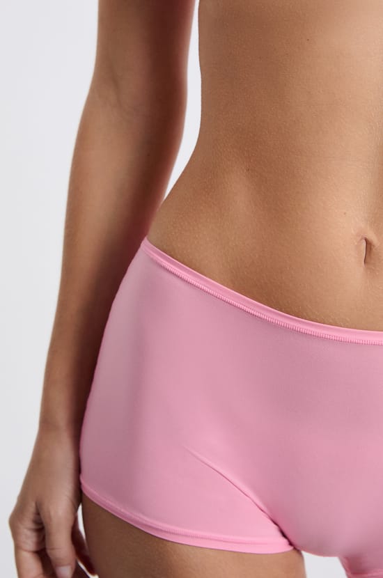Boyshort in Microfiber;${refinementColor}