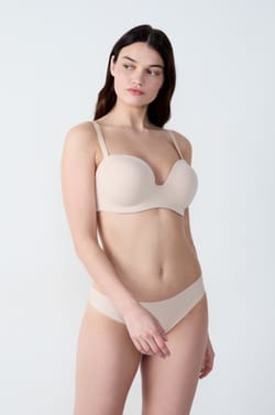 Bandeau coques fines bretelles amovibles, bonnet C-E;${refinementColor}