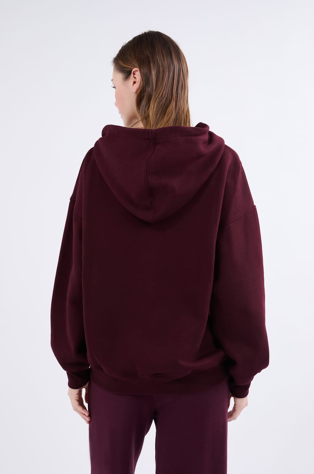 Veste pull à manches longues avec capuche;${refinementColor}