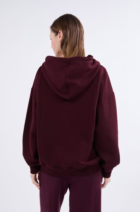 Veste pull à manches longues avec capuche;${refinementColor}