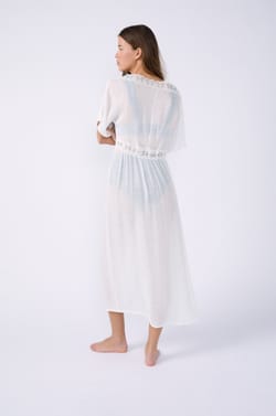 Long Embroidered Kimono;${refinementColor}