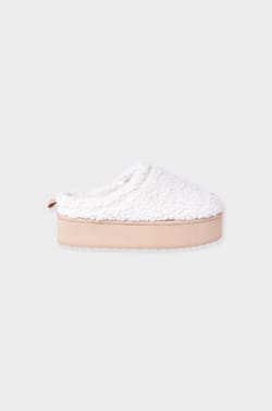 Chaussons mules en fausse fourrure;${refinementColor}