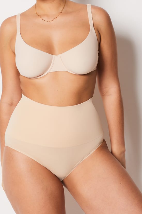 High-Waist Shaping Brief - Medium Support;${refinementColor}