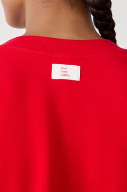 Sweatshirt manches longues en coton;${refinementColor}