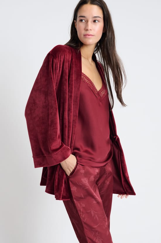 3-Piece Satin Pyjamas;${refinementColor}