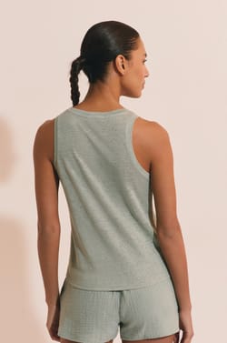 D&eacute;bardeur de pyjama en lin;${refinementColor}