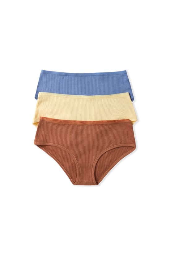 Lot de 3 shortys en coton;${refinementColor}
