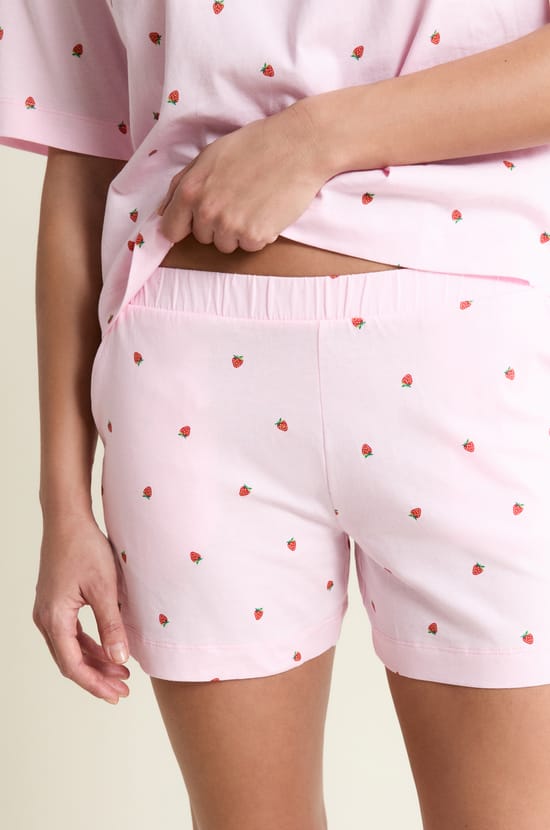 Pyjama 2 pi&egrave;ces motifs fraises;${refinementColor}