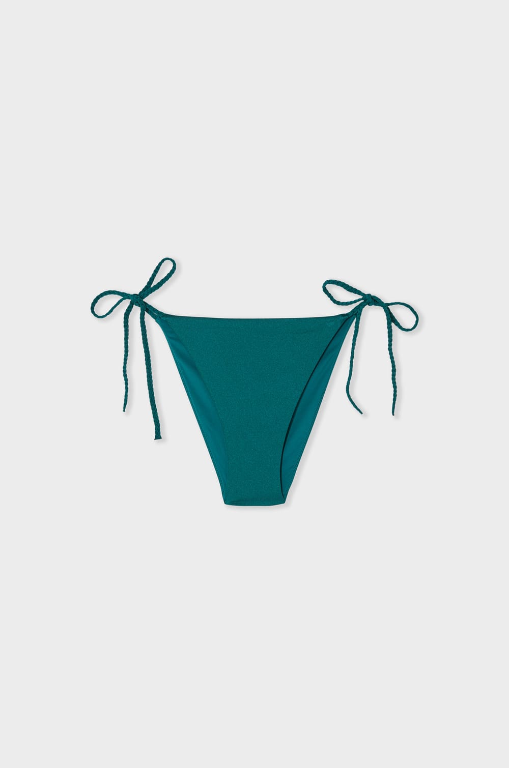 Iridescent Tie Bikini Bottom;${refinementColor}