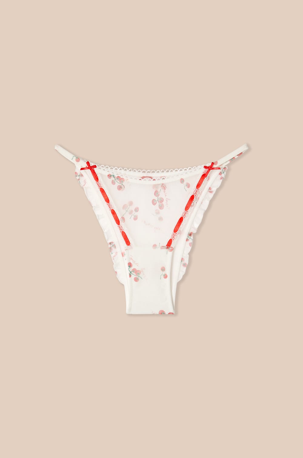 Braga de tul estampado;${refinementColor}
