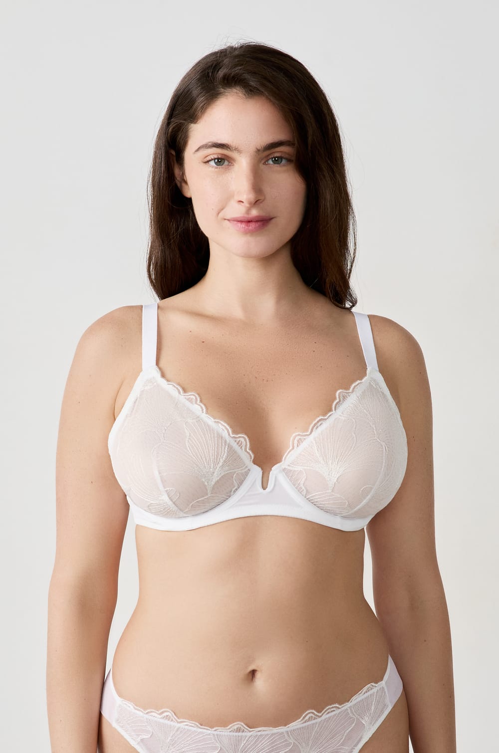 Lace Balconette Bra;${refinementColor}