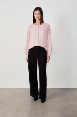 Camisa de manga larga con bordados;${refinementColor}
