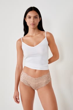 V-shape Lace Hipster;${refinementColor}