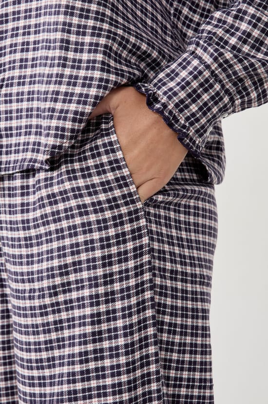 Pantalon de pyjama à carreaux;${refinementColor}