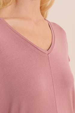 Top manches courtes uni;${refinementColor}