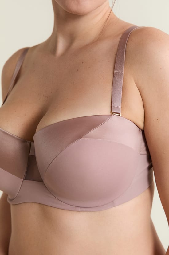 Soutien-gorge bandeau coques fines;${refinementColor}