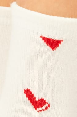 Chaussettes motifs coeurs;${refinementColor}