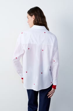 Long-sleeved shirt with heart print;${refinementColor}