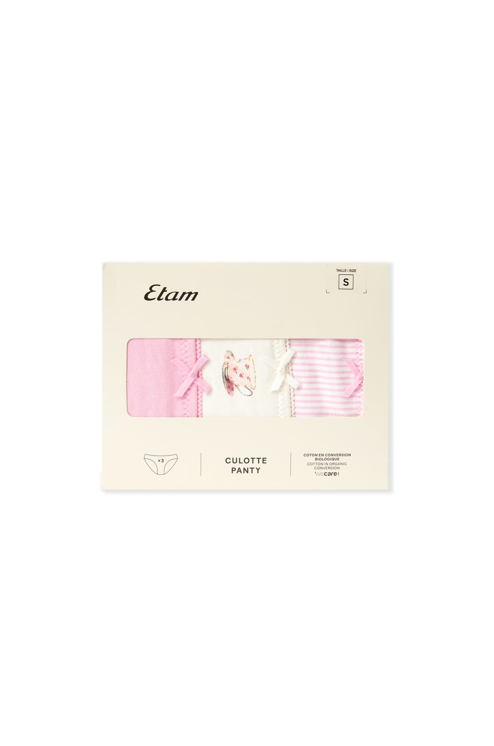 Lot de 3 culottes en coton;${refinementColor}