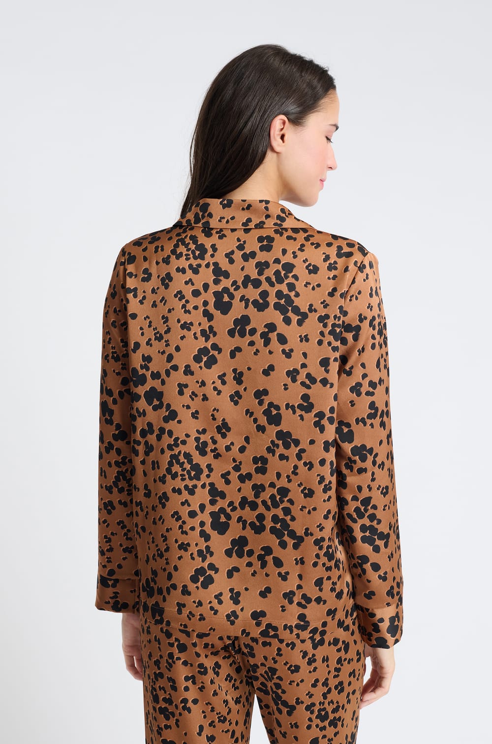 Printed Pyjama Shirt;${refinementColor}