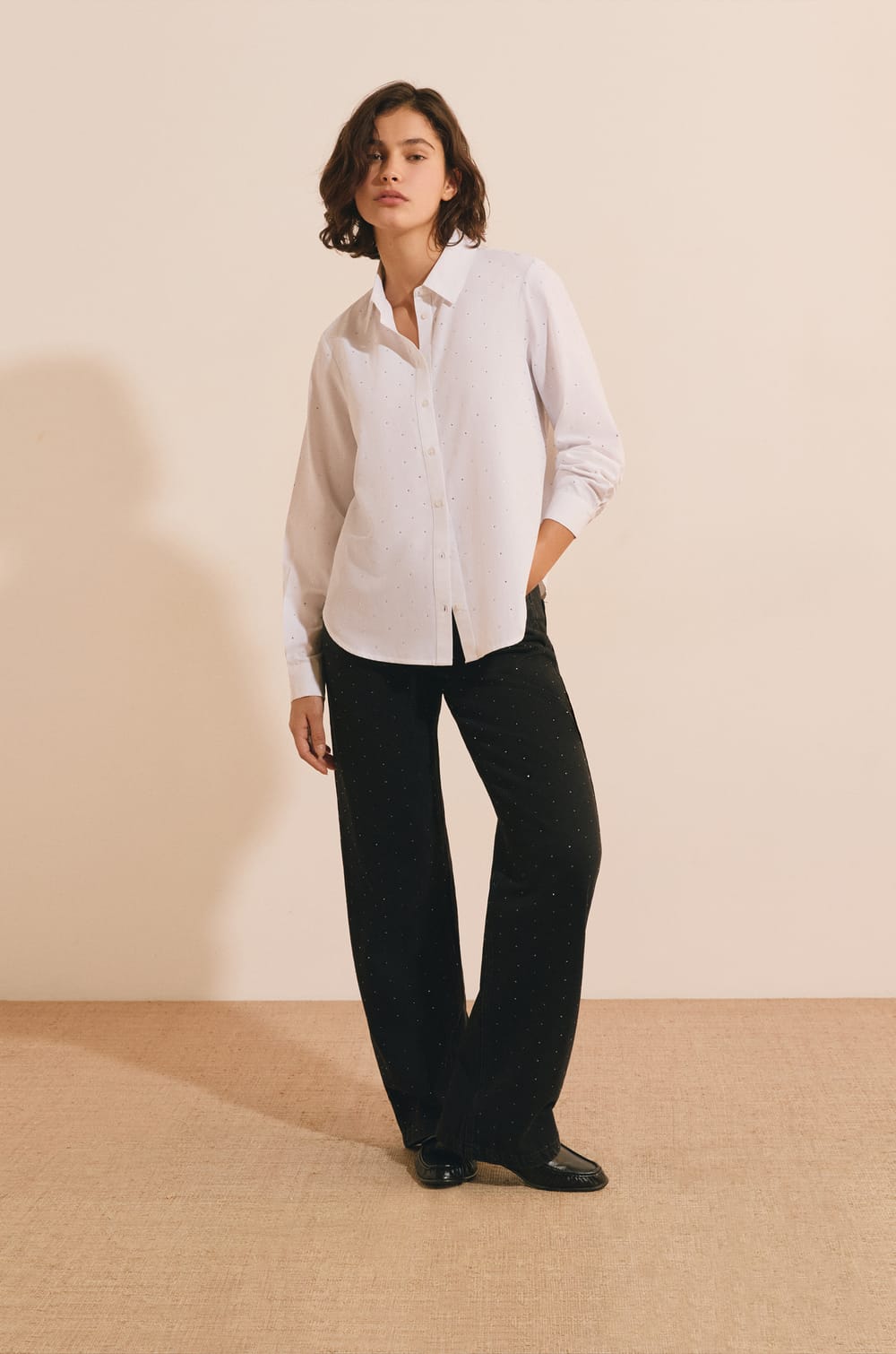 Chemise avec coton;${refinementColor}